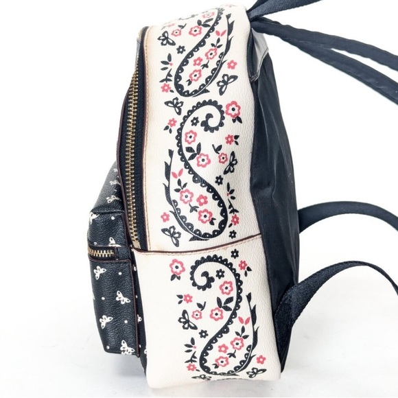 COACH Mini Charlie Backpack In Butterfly Print Thunder - Picture 5 of 15